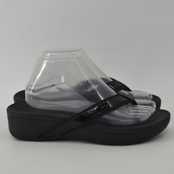 Vionic High Tide Womens Size 9 Black Flip Flop Thong Sandals - Picture 4 of 12